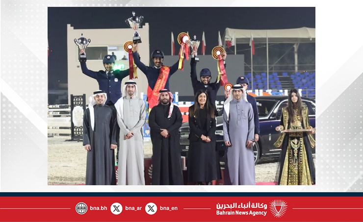 فريق وزارة الداخلية لقفز الحواجز يحقق المركز الأول في المسابقة الكبرى لبطولة العيد الوطني